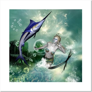 Wondeful mermaid Posters and Art